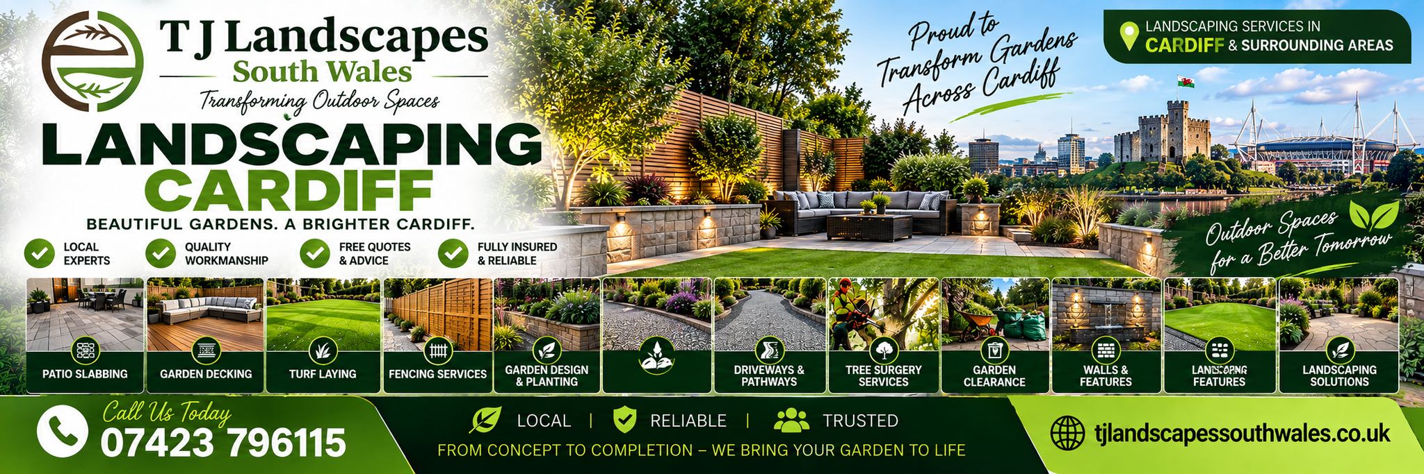 Landscaping in Cardiff - T J Landscapes South Wales