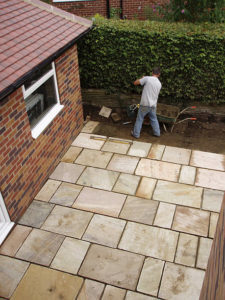 Patio Slabbing South Wales