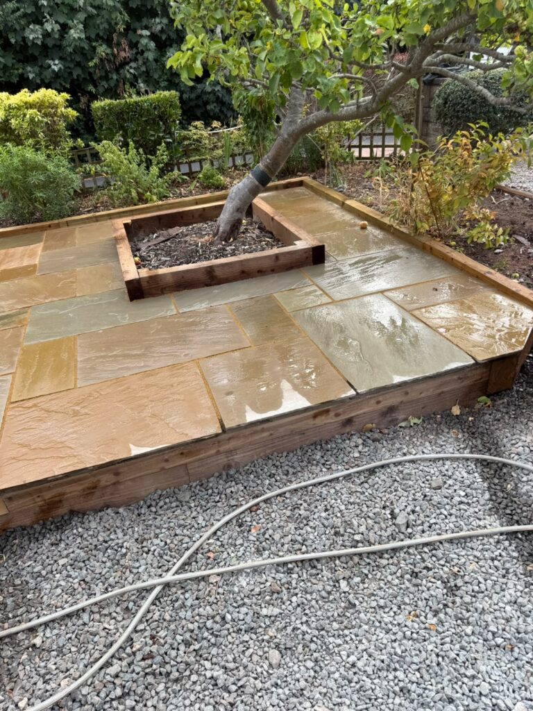 patio slabbing in pontypool