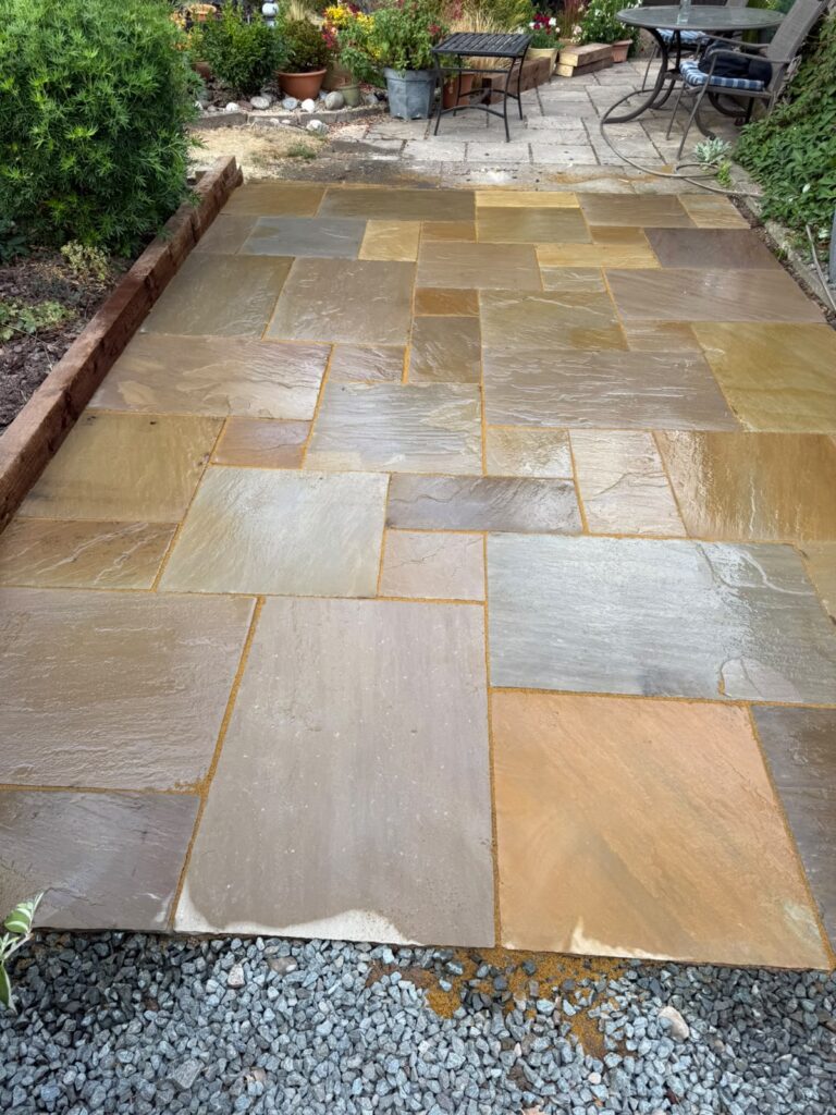 patio slabbing in pontypool